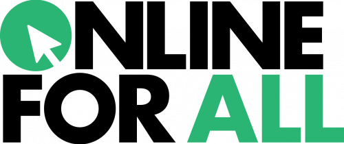 OnlineForAll_Logos_BLACK-Green